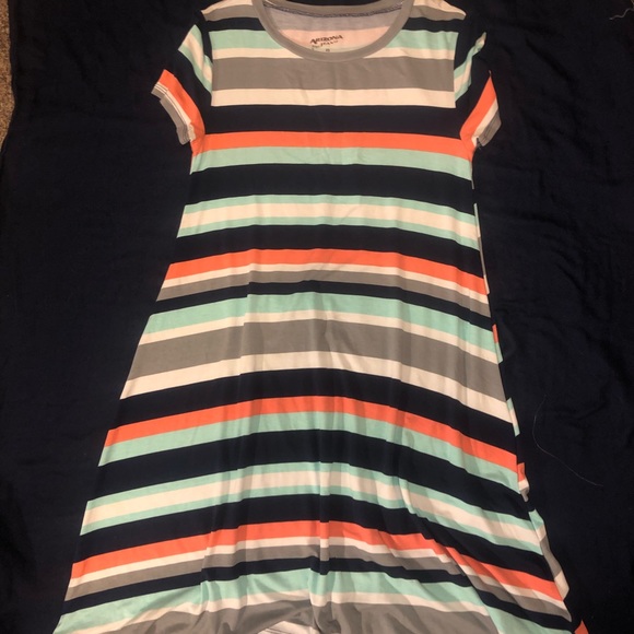 Striped cotton dress - Picture 1 of 2